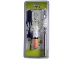 Электронная сигарета eGo, CE5 1100mAh + жидкость (Блистерная упаковка) №609-31 Серая