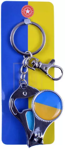 Брелок-кусачки (прапор України, карабін) UN-2