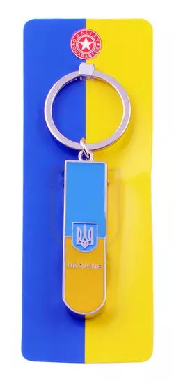Брелок-кусачки Герб з Прапором Ukraine №UK-107