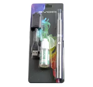 Электронная сигарета EVOD MT3, 1100 mAh + жидкость (блистерная упаковка) №609-43 silver