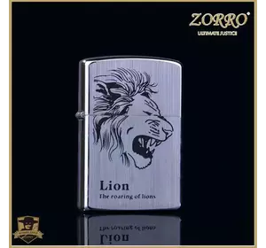 Запальничка бензинова ZORRO "Lion" HL-284
