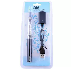 Електронна сигарета eGo-CE6 ???? 900mAh (блістерна упаковка) 609-24 black