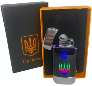 Дугова електроімпульсна запальничка з USB-зарядкою⚡️Україна LIGHTER HL-439-Silver