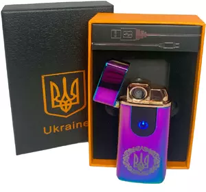 Електрична та газова запальничка Україна (з USB-зарядкою⚡️) HL-435 Colorful-ice