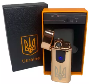 Електрична та газова запальничка Україна (з USB-зарядкою⚡️) HL-431 Golden-ice