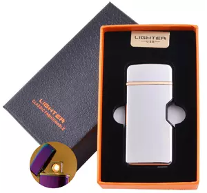 USB запальничка в подарунковій коробці LIGHTER HL-114 White