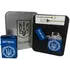 Дугова електроімпульсна USB запальничка ⚡️Україна (металева коробка) HL-447-Blue
