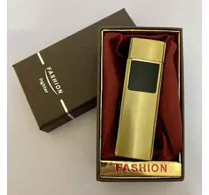 USB ⚡️ Запальничка FASHION у подарунковій упаковці (Спіраль розжарювання) USB-98 Gold