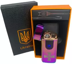 Електрична та газова запальничка Україна (з USB-зарядкою⚡️) HL-433 Colorful-ice