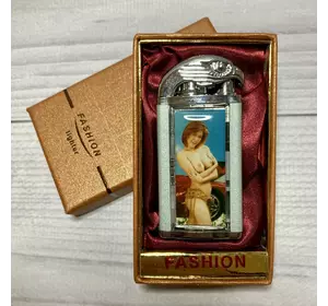 Запальничка подарункова Дівчина (блимає, турбо полум'я) FASHION D39-3
