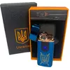 Електрична та газова запальничка Україна (з USB-зарядкою⚡️) HL-432 Blue-ice