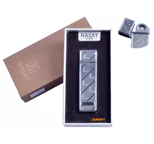 USB запальничка в подарунковій упаковці "Hasat" (Двостороння спіраль розжарювання) №4800-7