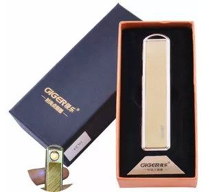 USB ⚡️ запальничка в подарунковій упаковці (Спіраль розжарювання) HL-34 Gold