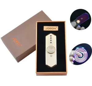 USB запальничка-спиннер в подарунковій упаковці Jobon (Спіраль розжарювання) HL-10 Gold