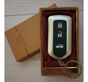 Запальничка в подарунковій коробці Брелок-ключ авто 'FASHION' (Турбо полум'я ????) D150