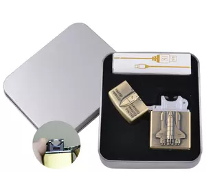 Електроімпульсна запальничка в подарунковій упаковці Space Shattle (USB) XT-4886-2