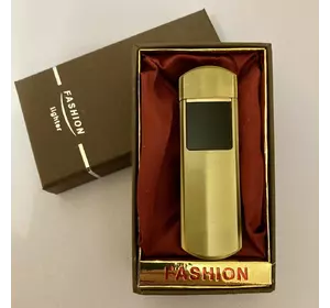 USB ⚡️ Запальничка FASHION у подарунковій упаковці (Спіраль розжарювання) USB-97 Gold