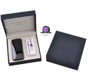 Електроімпульсна запальничка в подарунковій коробці Lighter (USB) 5007 Black