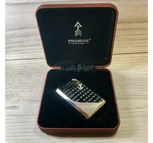 Запальничка в подарунковій коробці Promise 'Poker Combinations' (Турбо полум'я) №16656 / D-14 Poker