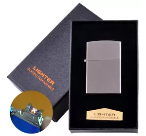 Електроімпульсна запальничка в подарунковій коробці LIGHTER (USB) HL-136 Black