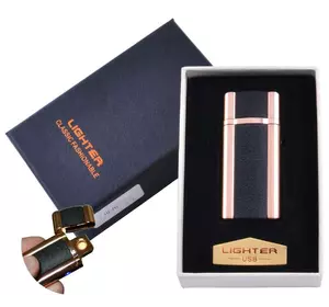 USB запальничка в подарунковій упаковці Lighter (Спіраль розжарювання) HL-46-2