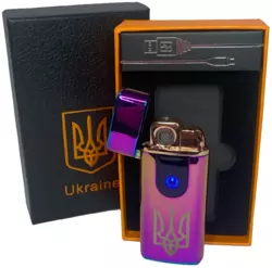Електрична та газова запальничка Україна (з USB-зарядкою⚡️) HL-431 Colorful-ice