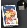 Запальничка кишенькова марки Сніговик (звичайне полум'я) №2563-3