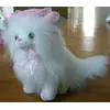 М'яка іграшка Кіт пухнастий сидить 25 см №8350-25