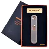 USB запальничка в подарунковій упаковці "Honest" (спіраль розжарювання) №4825 Silver