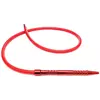 Шланг для кальяну силіконовий з металевою рукояткою 1,9м H-093 (червоний)