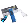 USB запальничка в подарунковій упаковці Lighter (Спіраль розжарювання) HL-59 Blue