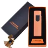 USB запальничка в подарунковій упаковці Lighter (Спіраль розжарювання) №HL-49 Orange