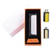 USB запальничка в подарунковій упаковці Lighter (Спіраль розжарювання) №HL-35 Silver