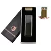 USB запальничка в подарунковій упаковці (Дві спіралі розжарювання) №4863 Чорний