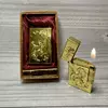 Запальничка подарункова 'Золотий Дракон' (Кремнієва) Fashion D21 Gold