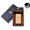 Запальничка в подарунковій коробці BAOFA (Турбо полум'я) №4295 Gold