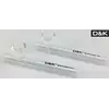 Скляний вапорайзер D&K glass pipe Трубка (9см) DK-8581