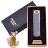 USB запальничка в подарунковій упаковці Lighter (Спіраль розжарювання) №HL-60 Black