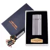 USB запальничка в подарунковій упаковці Lighter (Спіраль розжарювання) №HL-45-1