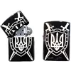 Запальничка бензинова "Україна" Zorro Lighter (Подарункова коробка????, бензин⛽️) HL-414