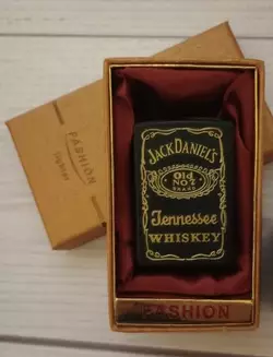 Запальничка в подарунковій коробці (гостре полум'я ????) 'Jack Daniels' Fasion D154
