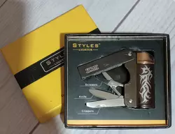 Запальничка мультитул у подарунковій коробці Lighter D207