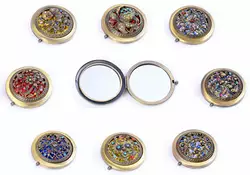 Косметичне Зеркальце кишенькове кругле (Іспанія) №7006-9 Без коробки