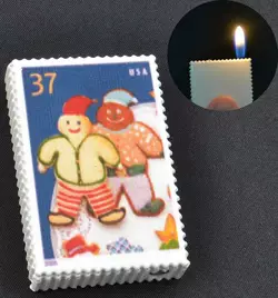 Запальничка кишенькова марки Сніговик (звичайне полум'я) №2563-3