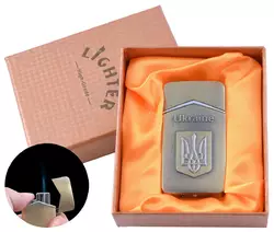 Запальничка в подарунковій упаковці Герб України (Гостре полум'я) UA-10
