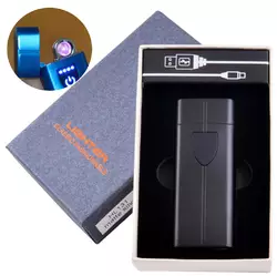 Електроімпульсна запальничка в подарунковій коробці LIGHTER (USB) HL-131 Black