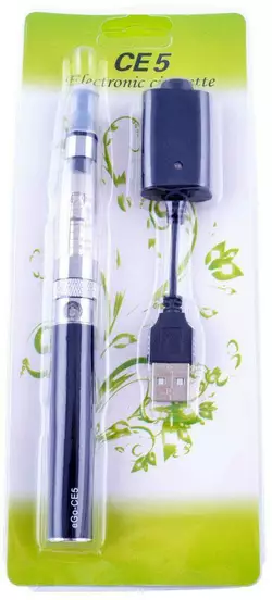 Електронна сигарета CE-5, 650 mAh (блістерна упаковка) №609-39 Black