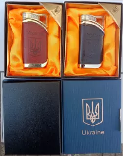 Запальничка подарункова Україна ???????? (Турбо полум'я) HL-322-1