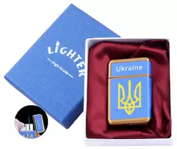 Запальничка в подарунковій коробці Україна (Гостре полум'я) UA-21-3
