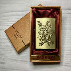 Запальничка подарункова-кремнієва Квітка (звичайне полум'я + гостре турбо ????) FASHION D45